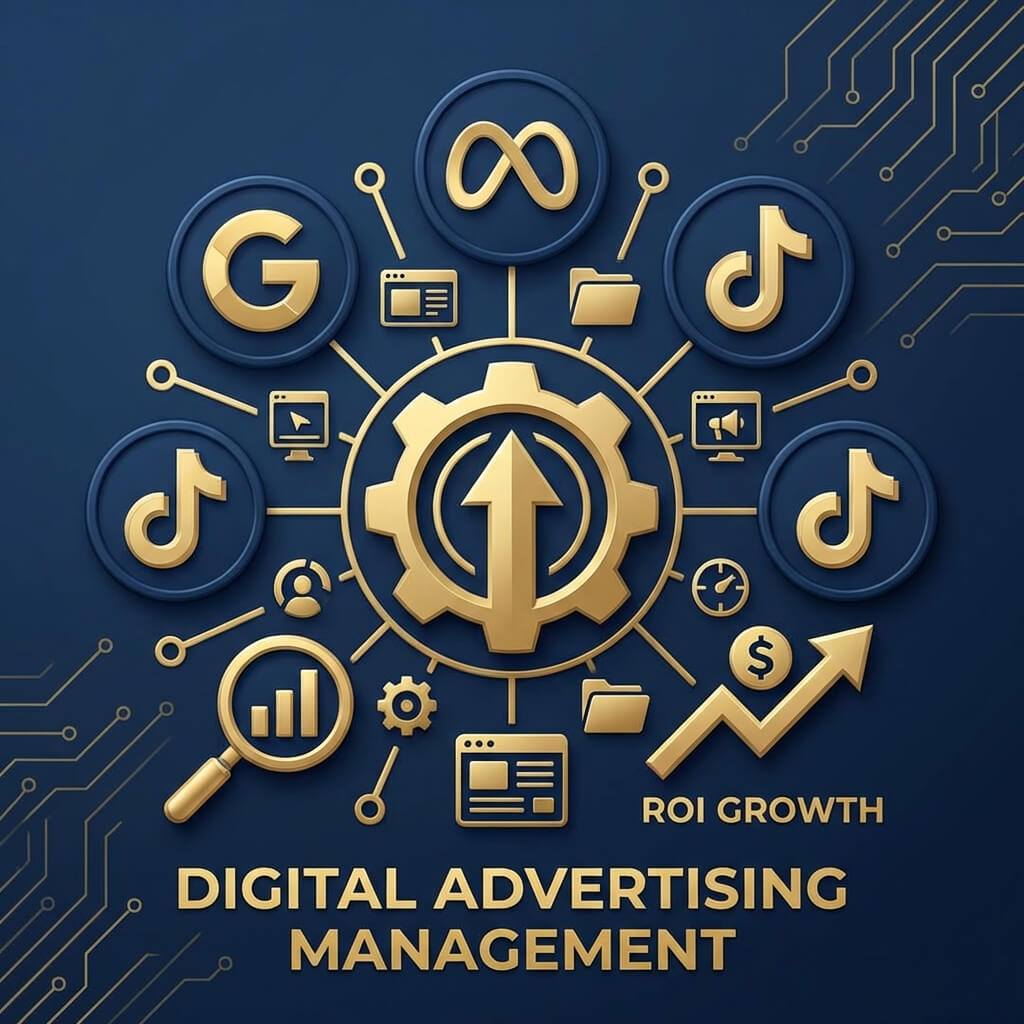 إدارة حملات إعلانية رقمية على جوجل وميتا وتيك توك